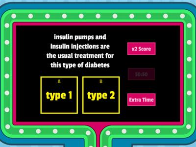 Diabetes GCSE