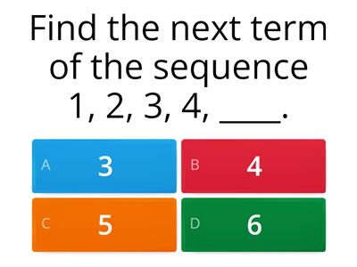 First Activity Sequence