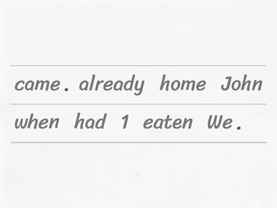 Past simple vs Past Perfect