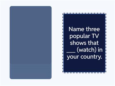 Name three things (passive voice)