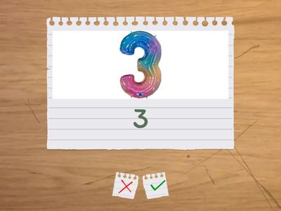 Marlee's Numbers 1-3