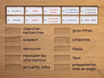 Fake news vocabulary