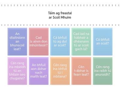 An Scoil ~ Rang 6 ~ Ceisteanna & Freagraí