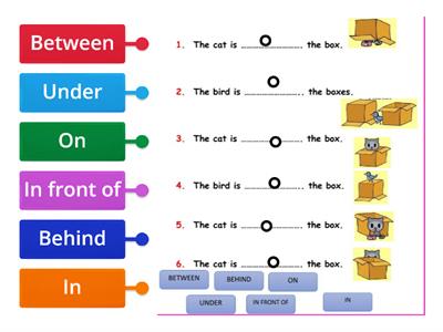 Prepositions of place 2