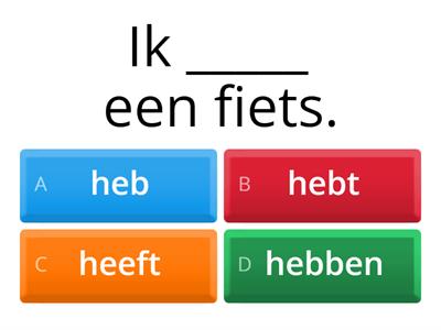 hebben en zijn