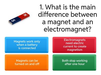 Welcome to the Magnets & Electromagnets Quiz!