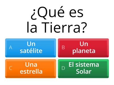 Tema 1:  Planeta Tierra (4º EP)