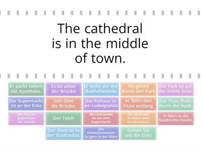 In der Stadt - Prepositions FindMatch