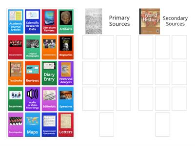 Primary v Secondary Sources
