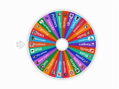 NHL Teams Random Wheel