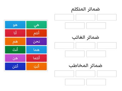 الضمائر