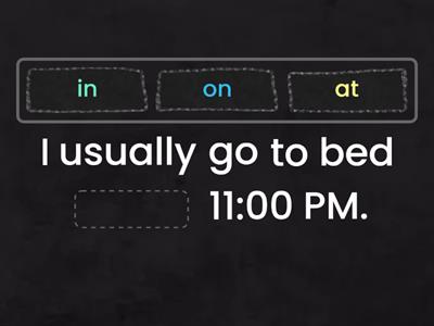 PITCH - Prepositions (basic)