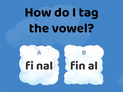 Vowel Tag