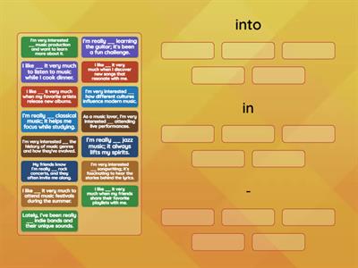 I’m really into it  = I’m very interested in it = I like it very much