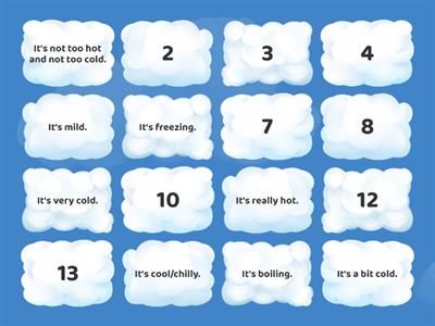 4A Weather vocab (phrases)