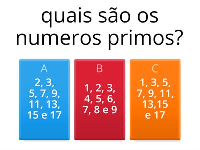 numeros primos e compostos.