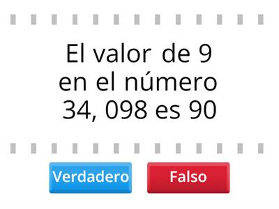 Valor posicional quinto grado