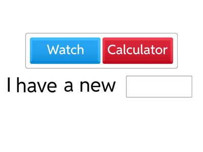 Finisci la frase in inglese 