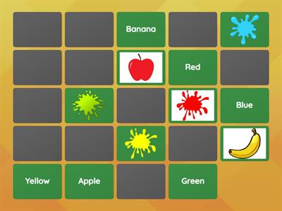 Colors, fruits and vegetables