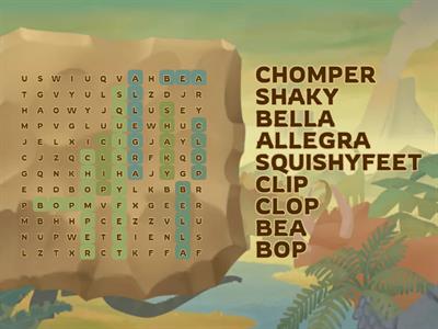 Chess Character Word Search