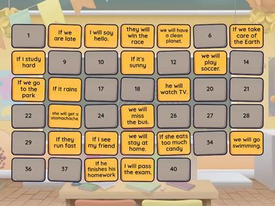 FUTURE REAL CONDITIONAL 4TH GRADE