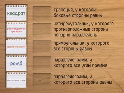 Четырехугольники