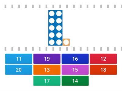 Numicon Number Recognition 11-20 Find the Match