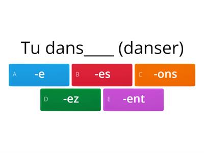 Verbes du 1 groupe