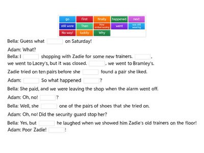 Go Getter (4) 1.4 Communication. Complete the dialogue