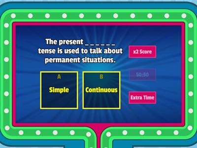 Review of present tenses (simple and continuous) ⏲