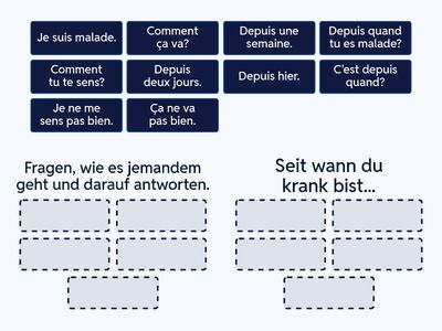 01 Chez le médecin WBG Erste (Wie und seit wann?)