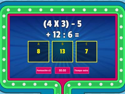 OPERACIONES COMBINADAS