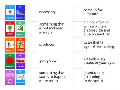 B1+ Reading Spend more! Vocabulary