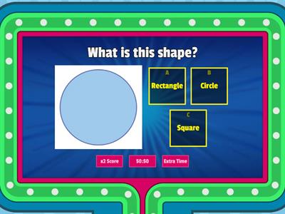 Name 2D and 3D shapes