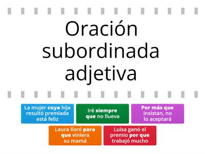 Oraciones compuestas subordinadas REDACCIÓN PROFESIONAL