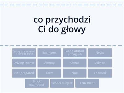 Vocabulary Revision (Exams)