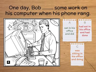 FCE I3-I4 Unit 4 Bob's unlucky day - Narrative Past Tense. 