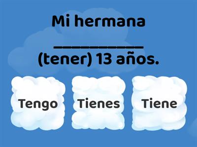  Llamarse, Ser, Tener