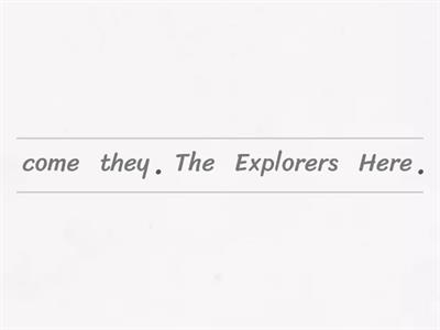 The Explorers song. Homework