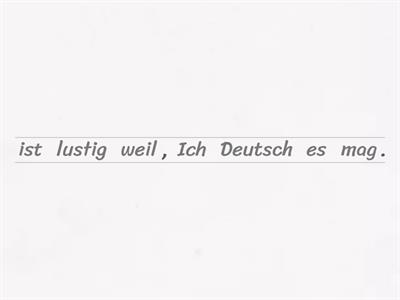 German school subordinate clauses 