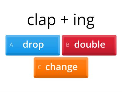 Identify the Suffix Spelling Rules