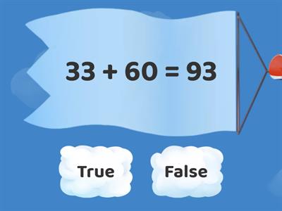 Addition with calculator true or false
