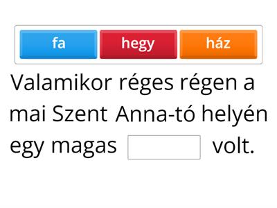 Szent Anna-tó legendája 