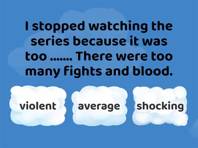 B1 adjectives to describe films