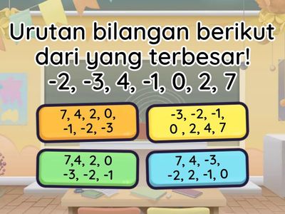 Asesmen Diagnostik Bilangan Bulat