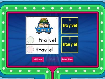 VCV Syllable Division #2