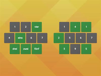 Numbers to 10 German