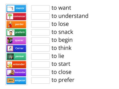 Stem Changing Verbs E- IE