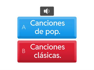 Tipos de canciones