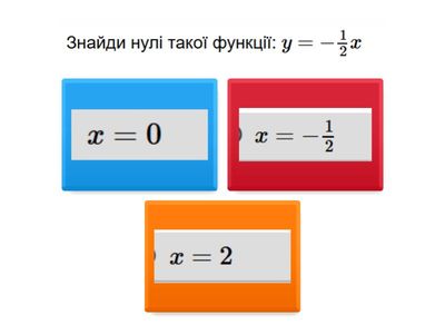 Індивідуальна робота "Властивості функції